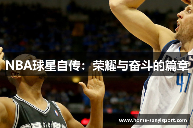 NBA球星自传：荣耀与奋斗的篇章